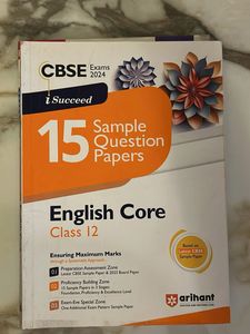 CBSE Class 12 English Core Sample Papers
