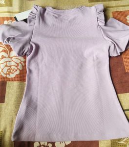 Bebe Cute Lavender Top