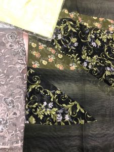 Elegant Party Dress Material 3 pcs