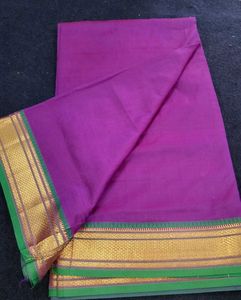 Purple Ethnic Saree Without Tag
