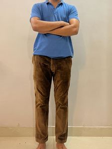 Brown Cotrise Pant