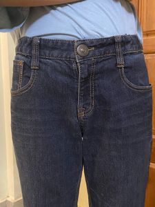 Black Straight-Leg Jeans