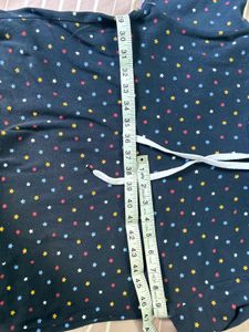 Oversized Crop Hoodie Star Print