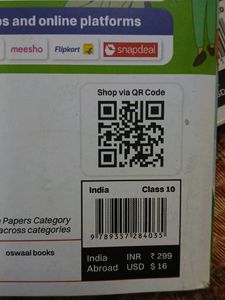 Oswal Class 10 Hindi,English And Maths Basic