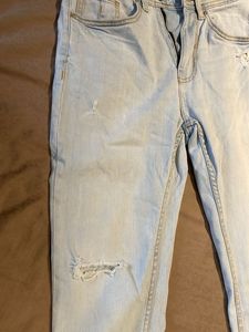 Zara Ice Blue Denim - Carrot Fit