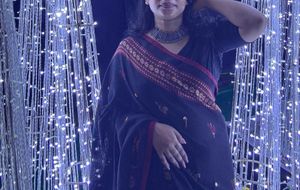Black Saree With Blouse