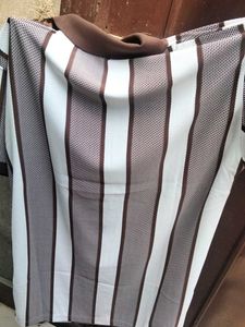 OM Garments Striped Polo Shirt
