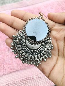 Silver Oxidised Earrings 😍