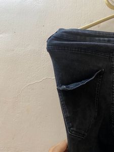 Skinny Slash-knee High rise Jeans Women