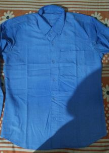 Men Formal Blue Shirt