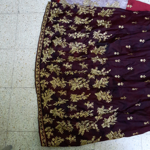 Unstitched Lehenga - Full embroidery