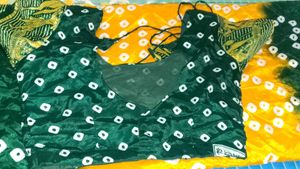 Jaipuri Bandhani Saree With Blouse ❤️