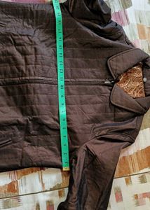 Brown Quilted Jacket Winter wear