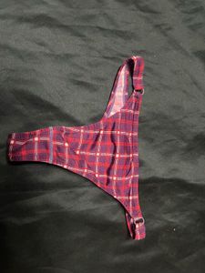 Plaid Bikini Panty