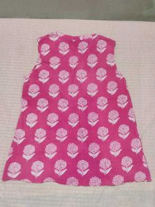Printed Cotton Short Kurti