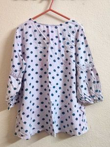 Used Polka Dot Tunic Top