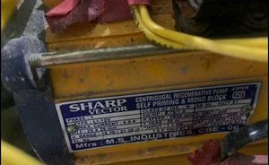 Sharp Vector 1HP Self Priming Motor