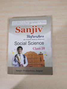 Sanjiv Refresher Social Science Class 10