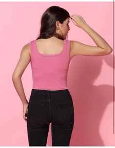 Korean  Type Tank Crop Top