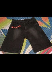 Bunny Print Striped Tee With Shorts