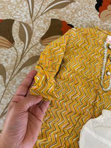 Girls Kurti And Dhoti Set