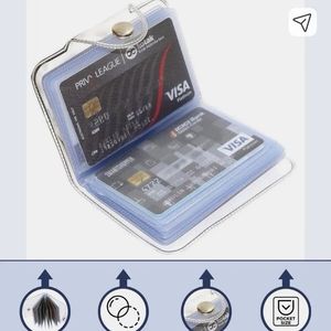 Clear Card Holder Wallet