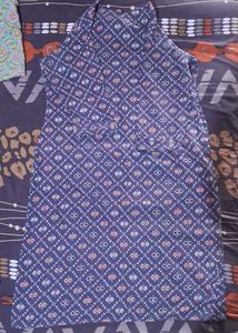 Blue Diamond Patterned Kurti