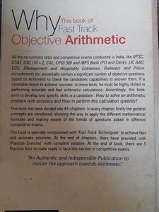 Arihant FastTrack Arithmetic Objective Book
