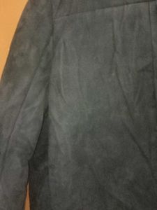 Black Faux Shearling Jacket