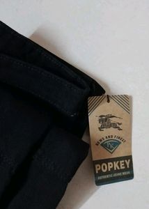 Black Straight Fit Pant