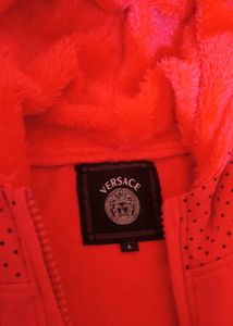 Versace Pink Hoodie Jacket