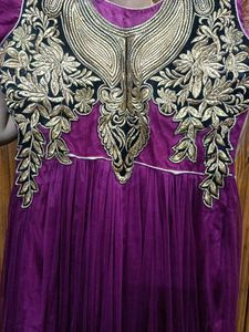 Anarkali Style Indian Party Wear.