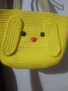 Cute Yellow Bunny Tote Bag