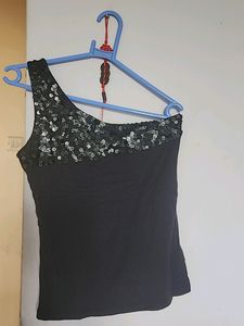 Unused Black Party Top