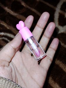 Cute Pink Heart Lip Gloss