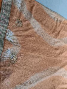 New Mirror Work Saree