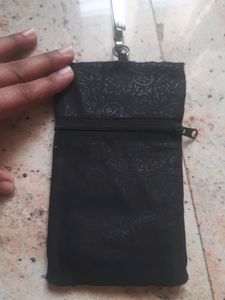 Unused Velvety Soft Elephant Emroidry Mobile Pouch