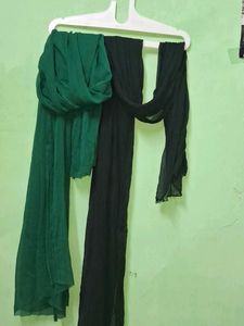 Green &amp; Black Dupatta Set 🖤💚