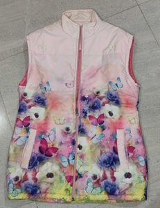 Floral Butterfly Sleeveless Vest