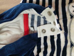 Striped Bear Hoodie Swetar