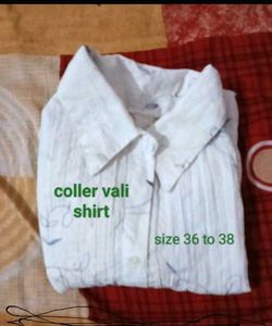 1 शर्ट बटन वाली खुल्ली ढुल्ली पूरी बाजू button