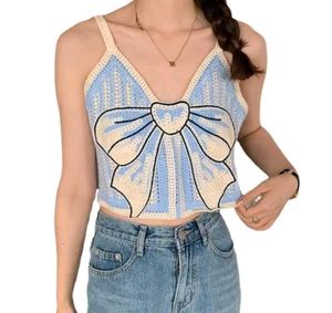 Crochet Bow Tank Top