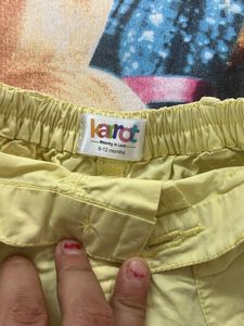 Yellow Shorts 6m -18m