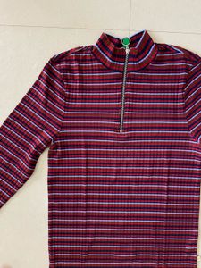 UCB Striped Long Sleeve Top/ Swearshirt