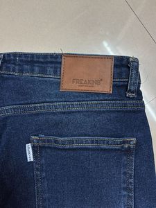 Flared Dark Wash Denim Jeans