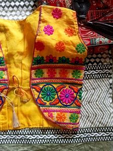 Navratri Festival Yellow Jacket