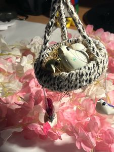 2 Dearhead Hangers &amp; Eiffel Tower, birds Nest Deco