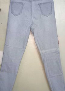 Rugged Jeans Stripped Lines
