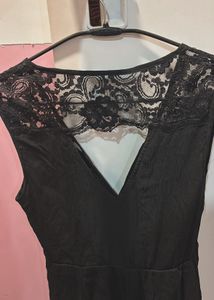 Elegant Black Lace Dress