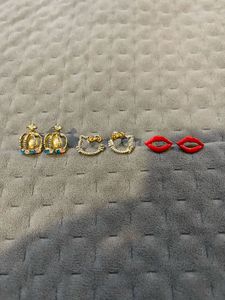 Set Of 3 Earrings